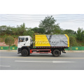 Camion de collecte des déchets solides municipal Dongfeng D9 scellé